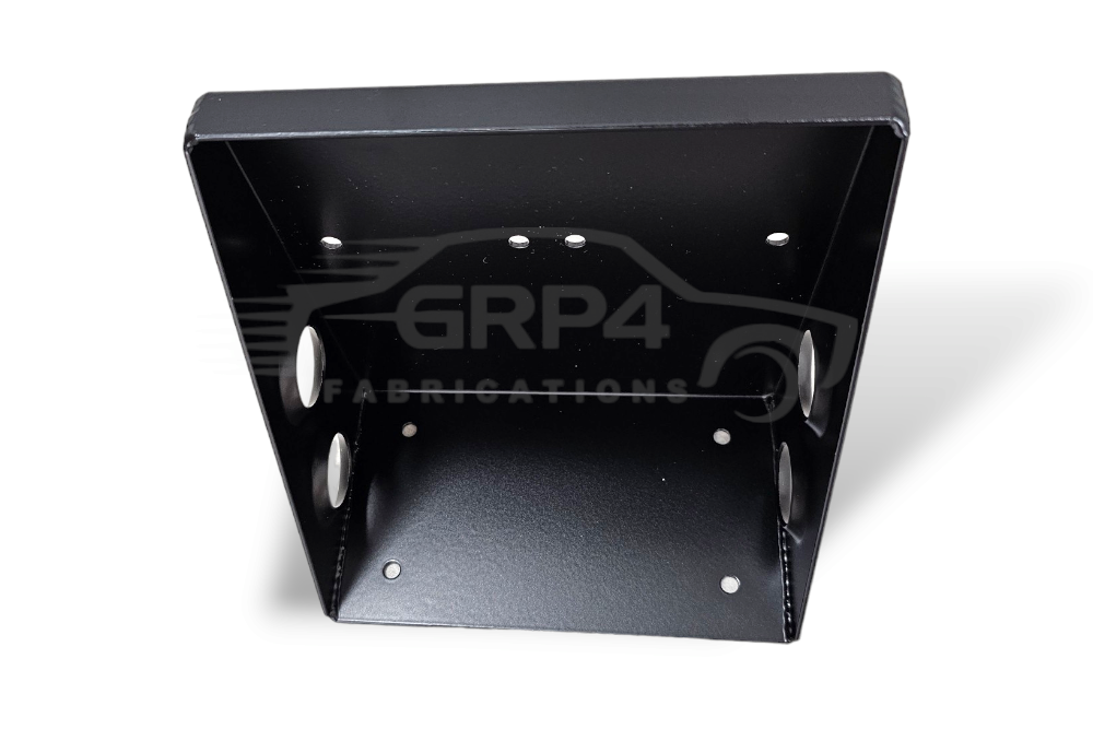 TWIN FUEL PUMP BRACKET NARROW VERTICAL BLACK