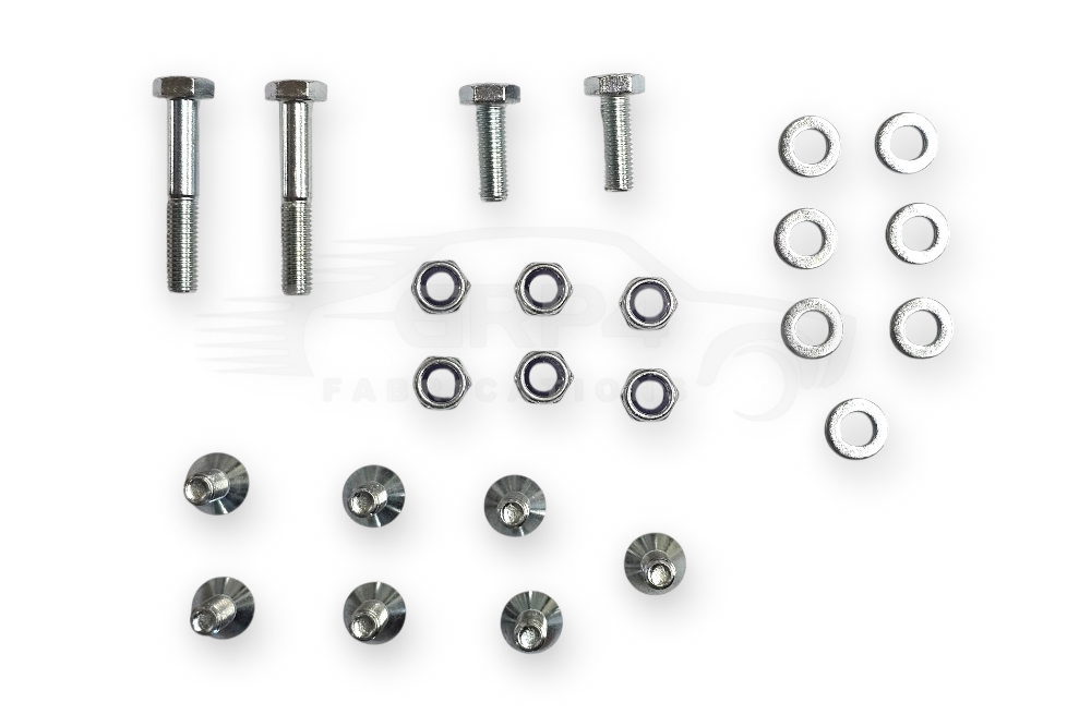 Kit de fijación para protector de cárter GRP4 montado en el chasis, adecuado para cárter seco