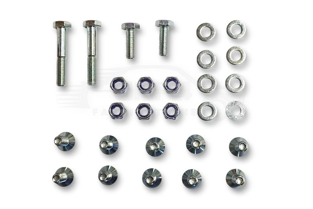Kit de fijación para protector de cárter GRP4 montado en el chasis, adecuado para cárter húmedo  