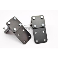 Mk2 Escort Alloy Quick Release Spot Lamp Brackets Black