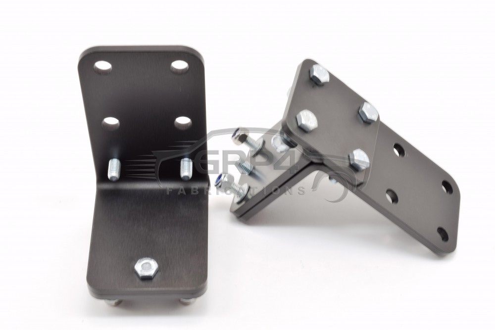 Mk2 Escort Alloy Quick Release Spot Lamp Brackets Black