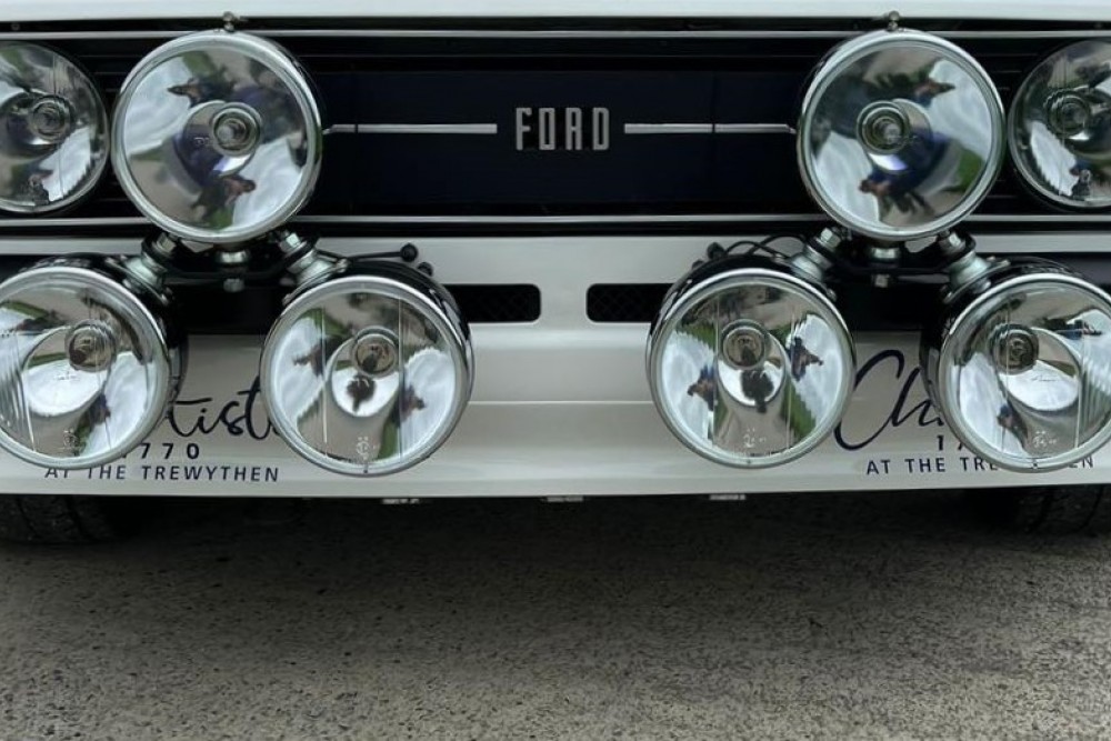 Mk2 Escort Alloy Spot Lamp Adaptor Plates