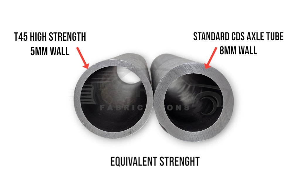 T45 Fully Floating Seamless Axle Tube *ND