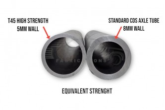 T45 Fully Floating Seamless Axle Tube *ND