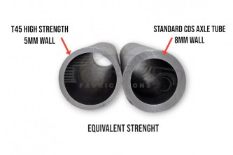 T45 Fully Floating Seamless Axle Tube *ND