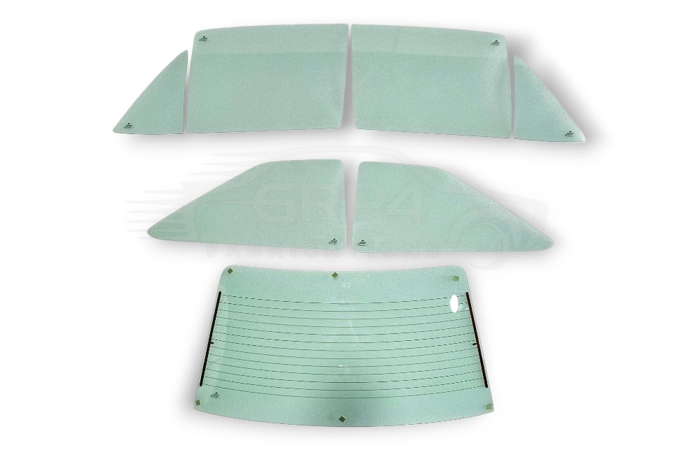 Mk2 Glass Set Green Tinted