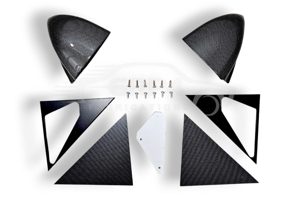 Mk2 Escort DTM Style Mirror Kit Carbon look*P