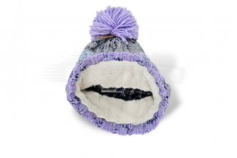 GRP4 POMPOM BEANIE WITH INNER LINING - Lavander *ND