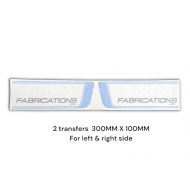 GRP4 REAR QUARTER STICKERS - PAIR