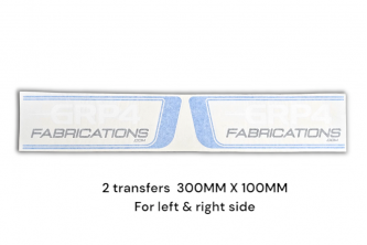GRP4 REAR QUARTER STICKERS - PAIR