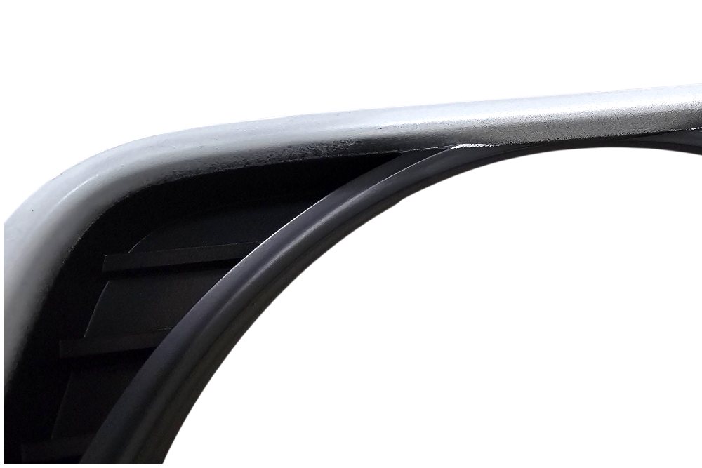 MK2 PLASTIC GRILLE ROUND HEADLIGHT (OVAL BADGE) PAINTED  25-19-99-1
