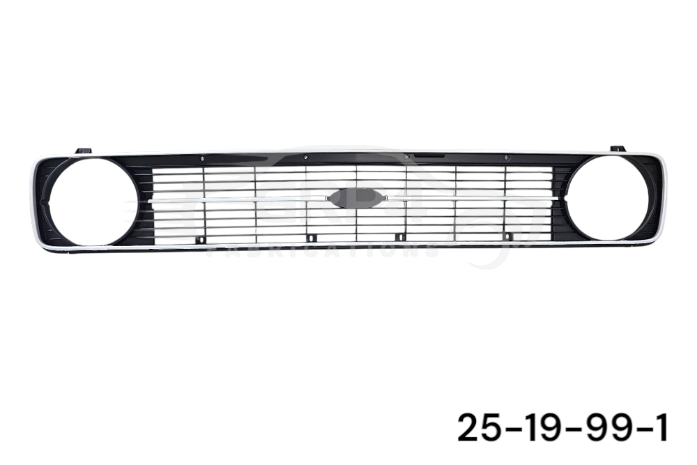 MK2 PLASTIC GRILLE ROUND HEADLIGHT (OVAL BADGE) PAINTED  25-19-99-1
