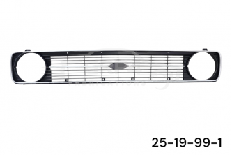 MK2 PLASTIC GRILLE ROUND HEADLIGHT (OVAL BADGE) PAINTED  25-19-99-1 *SR