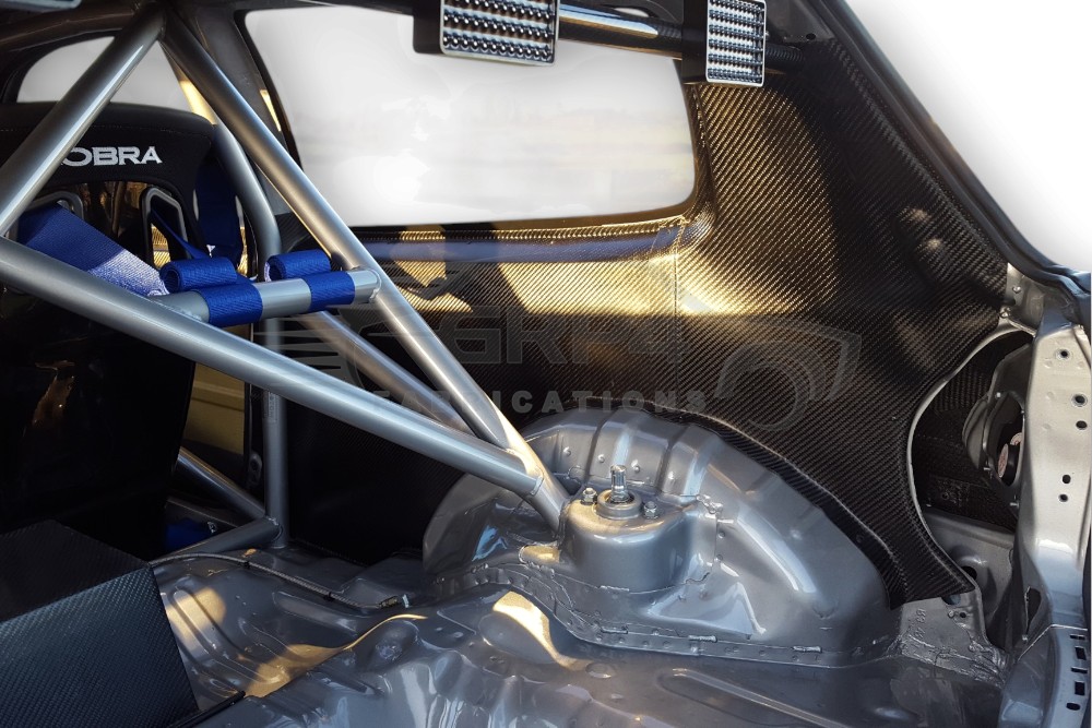 Honda Civic EG Innenraumverkleidung hinten - Carbon *ND