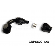 AN8 120 DEGREE FEMALE PTFE *P