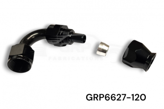 AN8 120 DEGREE FEMALE PTFE *P