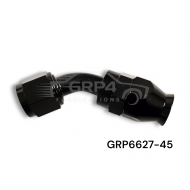 AN8 45 DEGREE FEMALE PTFE *P