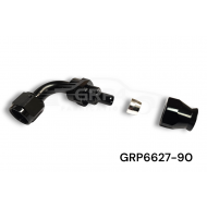 AN8 90 DEGREE FEMALE PTFE *P