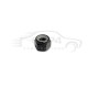  M8 NYLOC ALUMINIUM BLACK *P