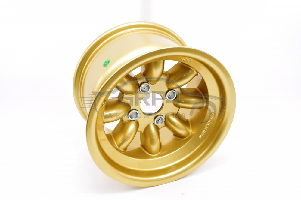 Revolution Rally 8 X 13 8 Spoke Gold wheel for Escort group 4 fit