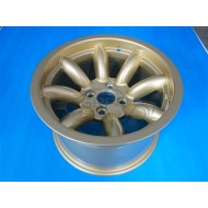 Revolution Rally 9 X 15 8 Spoke Gold wheel for Escort group 4 fit