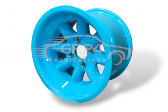Revolution Rally 9 X 13 8 Spoke Olympic Blue wheel for Escort group 4 fit