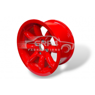 Revolution Rally 9 X 15 8 Spoke Red wheel for Escort group 4 fit