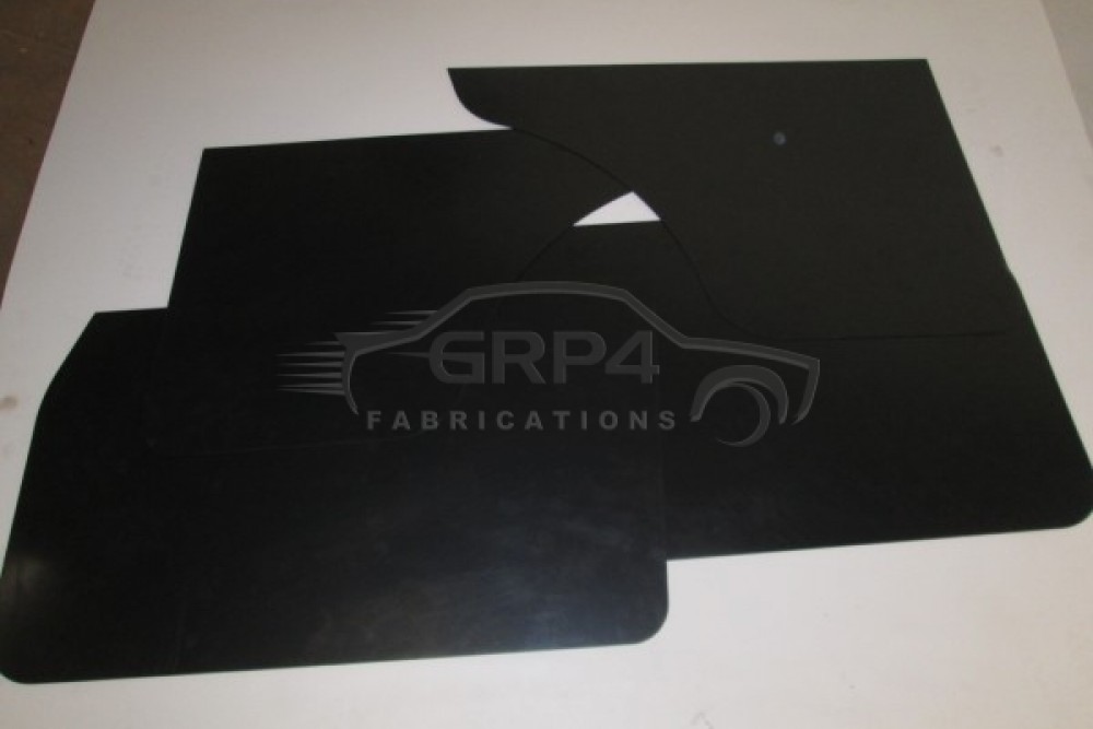 Mk2 Escort 4 Door Carbon Look Door Card Set.