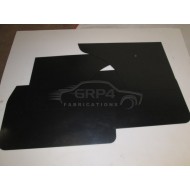 Mk2 Escort 4 Door Carbon Look Door Card Set.