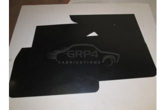 Mk2 Escort 4 Door Carbon Look Door Card Set.