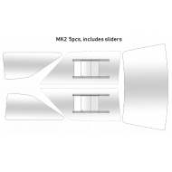 Mk2 5 Piece  Hard Coated Polycarbonate Window Kit (clear)